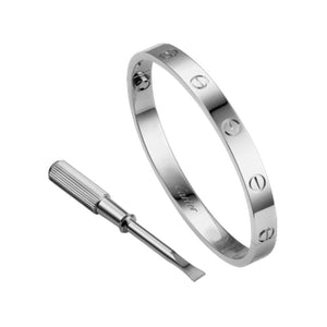 Love Bangle 18k White Gold