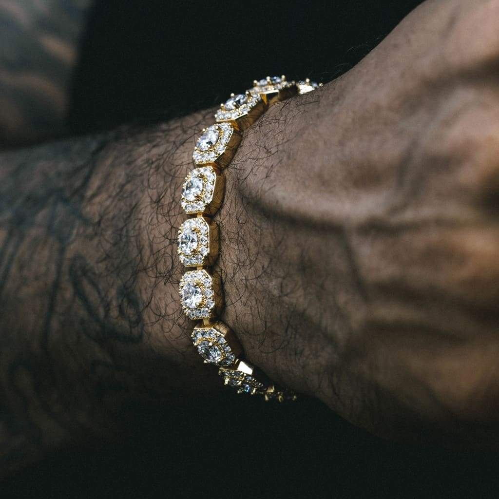10mm Clustered Tennis Bracelet - RKSCART
