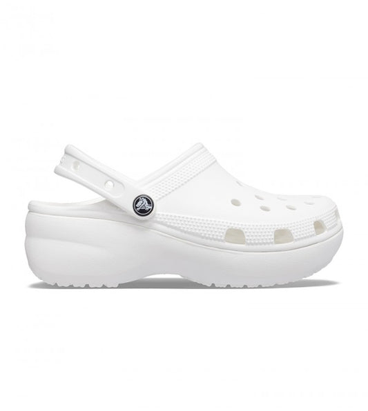 "Crocs  Classic Platform Clog white "