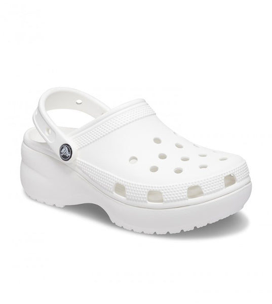 "Crocs  Classic Platform Clog white "