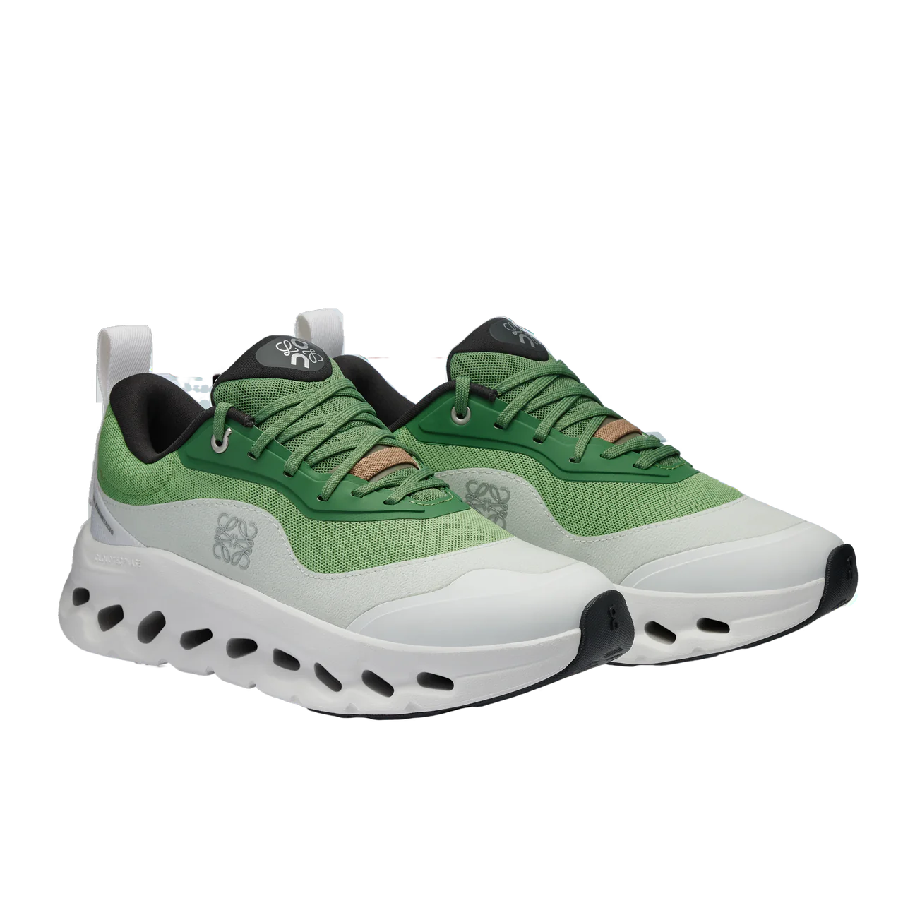 "LOEWE x On Cloudtilt running white green"