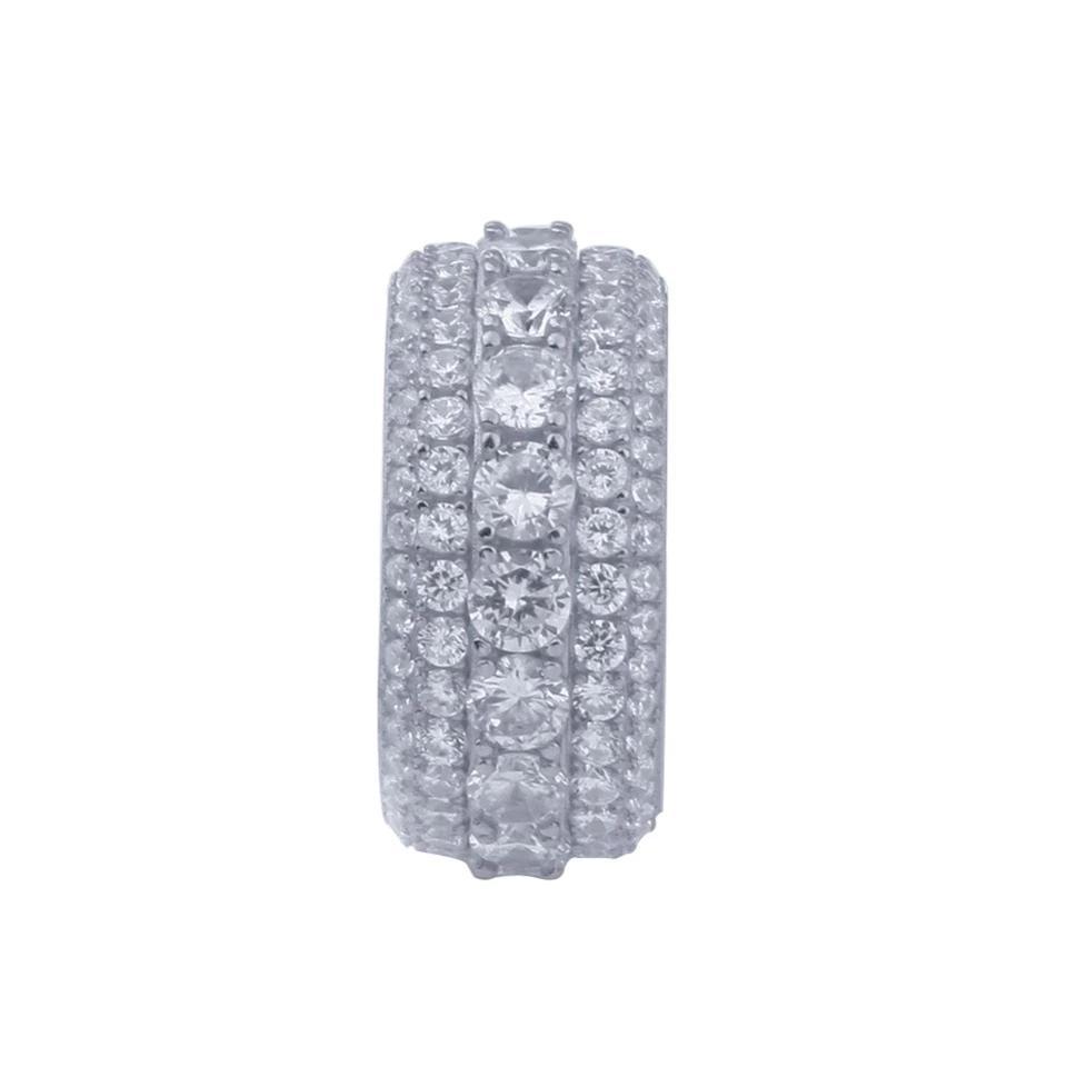 925 Silver Color Eternity Rings - RKSCART