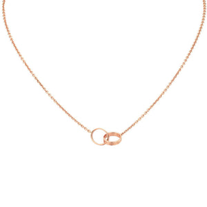 Love Necklace 18k Rose Gold