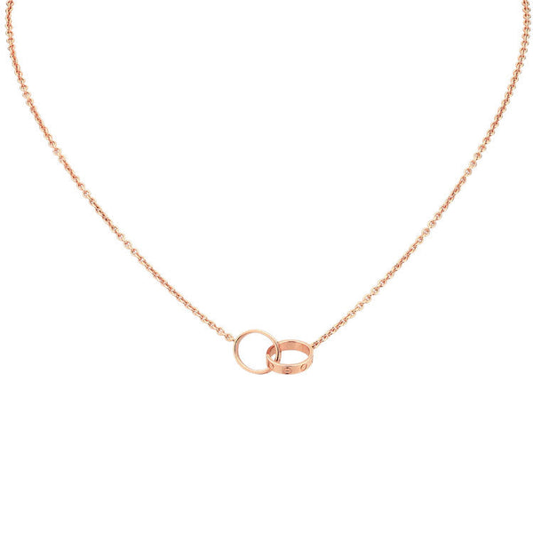 Love Necklace 18k Rose Gold