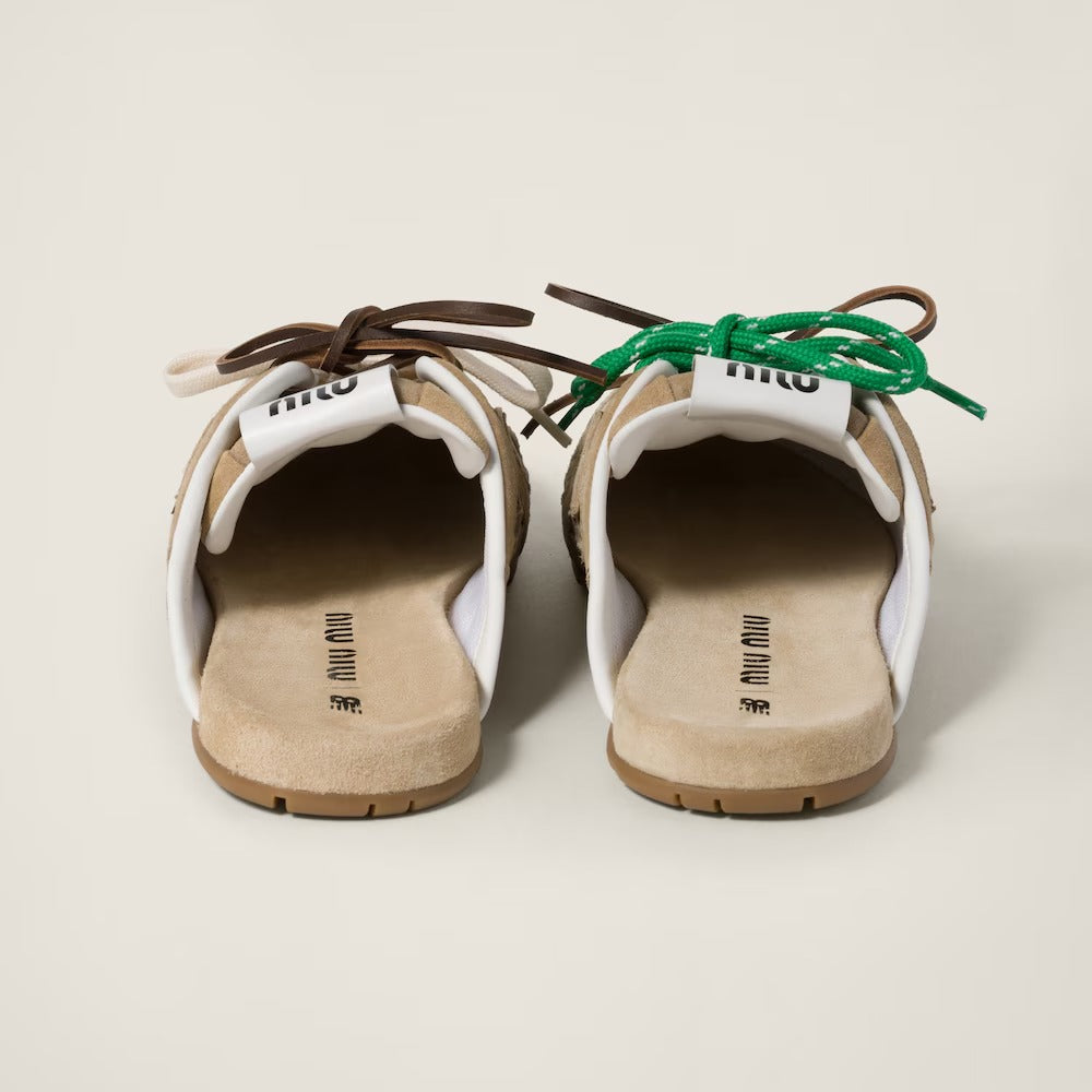 Miu Miu 530 SL faded suede mules