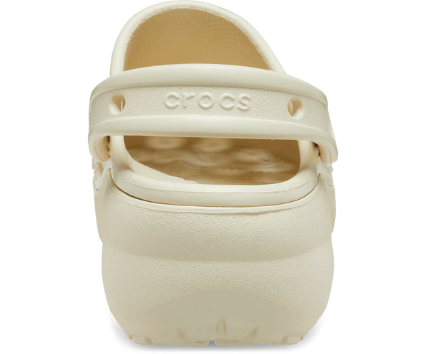 "Crocs  Classic Platform Clog bone "