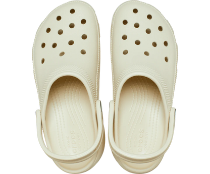 "Crocs  Classic Platform Clog bone "