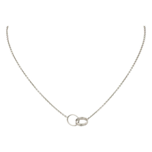 Love Necklace 18k White Gold