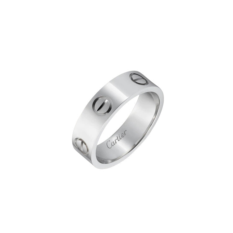 Love Ring 18k White Gold