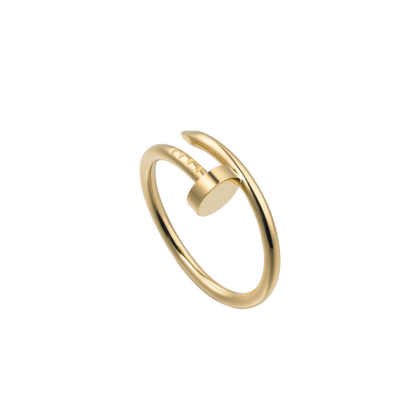 Nail Ring 18k Gold