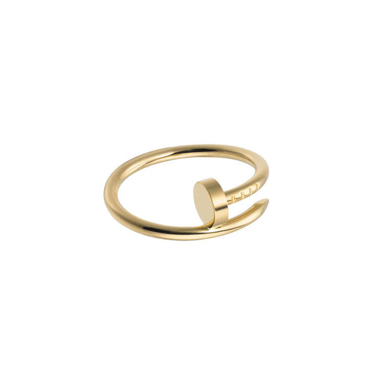 Nail Ring 18k Gold