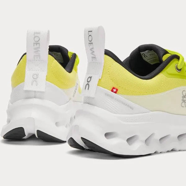 "LOEWE x On Cloudtilt running neon yellow"