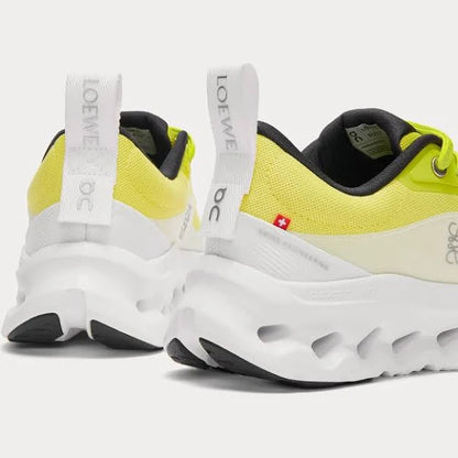 "LOEWE x On Cloudtilt running neon yellow"